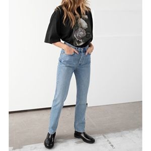 Vintage Style Cropped Mom Jeans & Other Stories